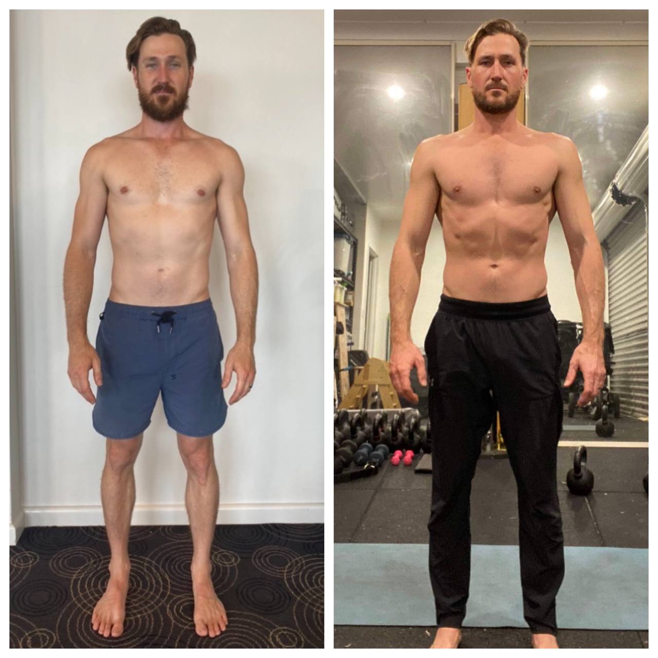 Matt body composition and posture progress